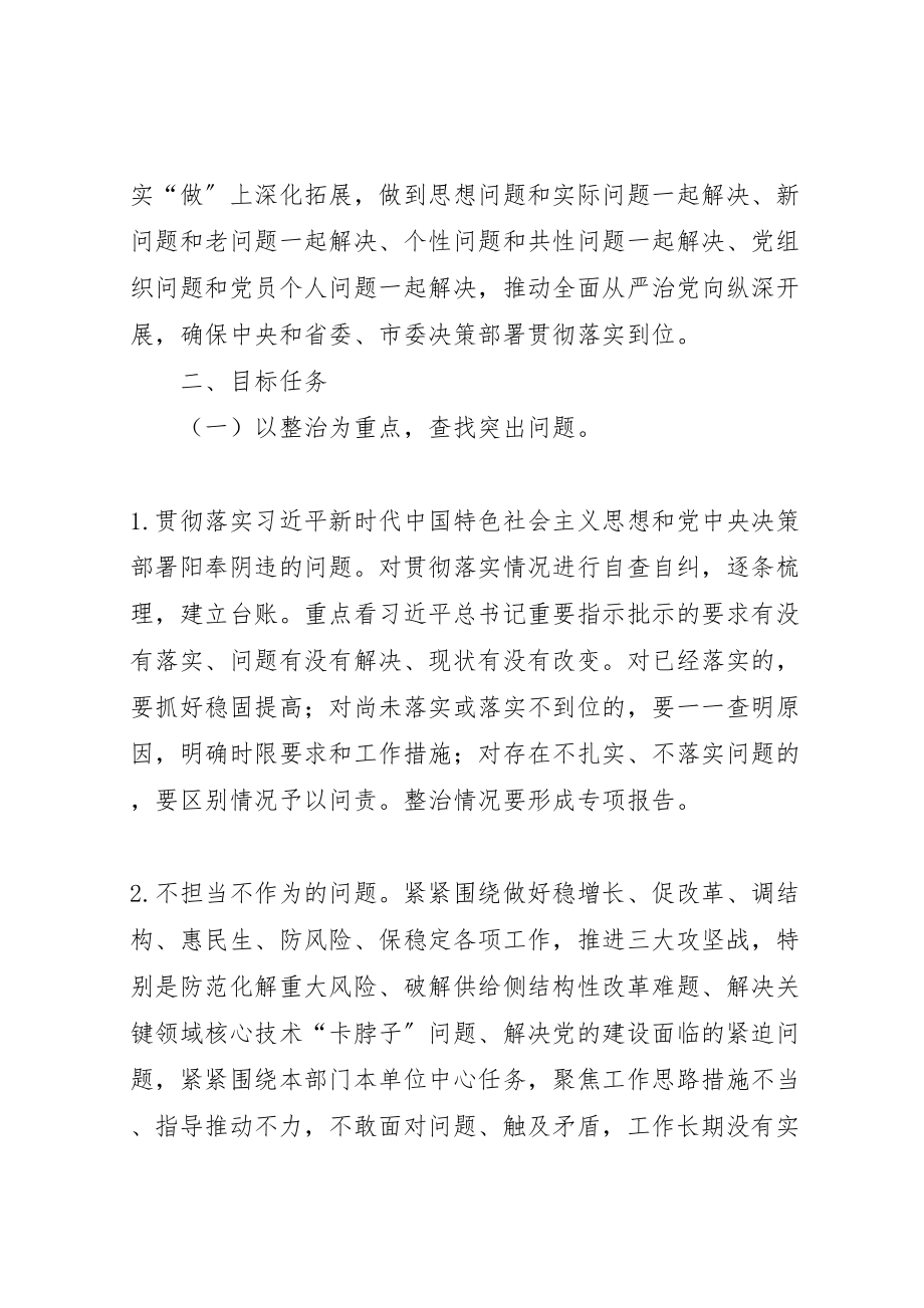 2023年主题教育问题检视整改方案 .doc_第2页