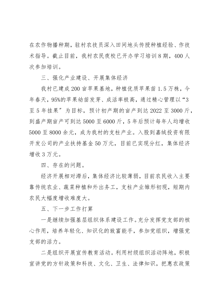 2023年第一书记述职汇报新编.docx_第2页