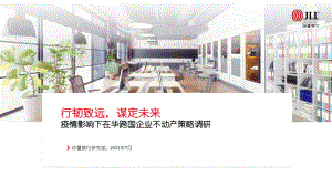 仲量联行 疫情影响下在华跨国企业不动产策略调研.pdf