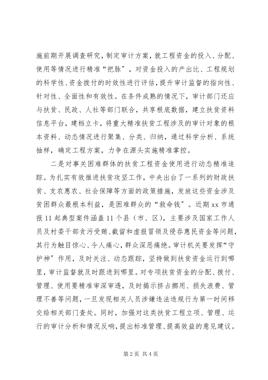 2023年精准审计助力精准扶贫的思考.docx_第2页