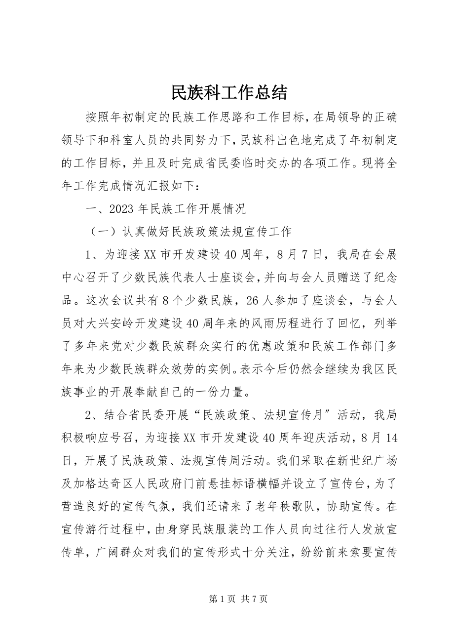 2023年民族科工作总结.docx_第1页