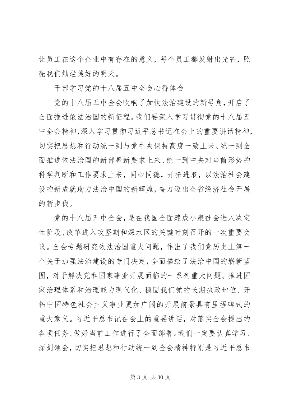 2023年学习十八届五中全会纲要心得体会11篇.docx_第3页