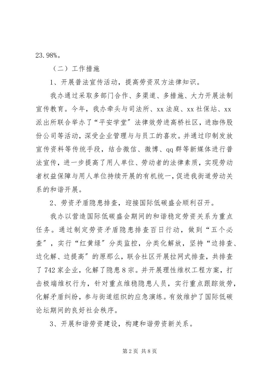 2023年劳动管理办工作总结和计划.docx_第2页