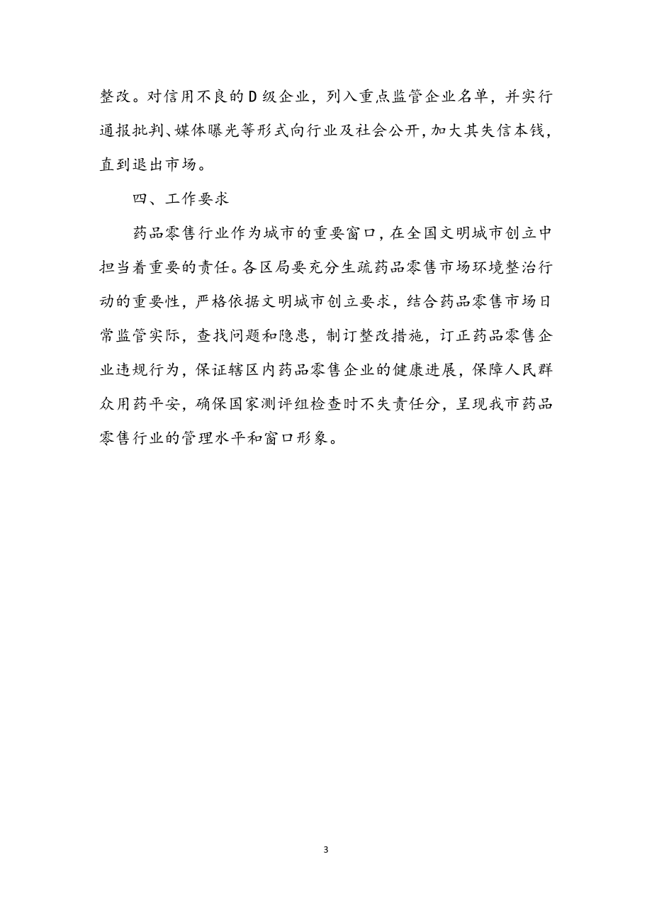 2023年药品零售市场环境整治方案.docx_第3页