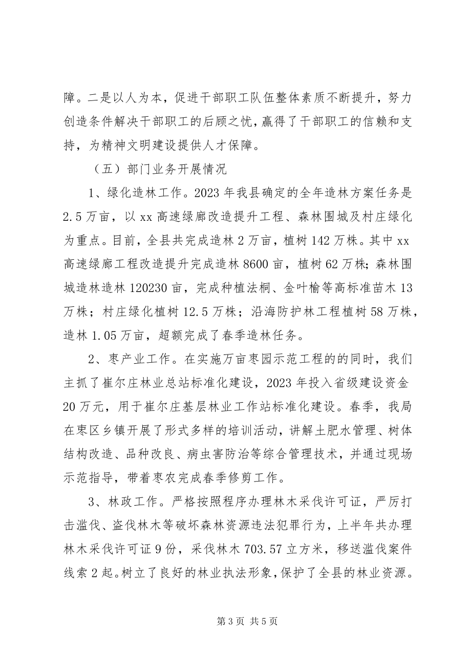 2023年县园林绿化局上半年工作总结.docx_第3页