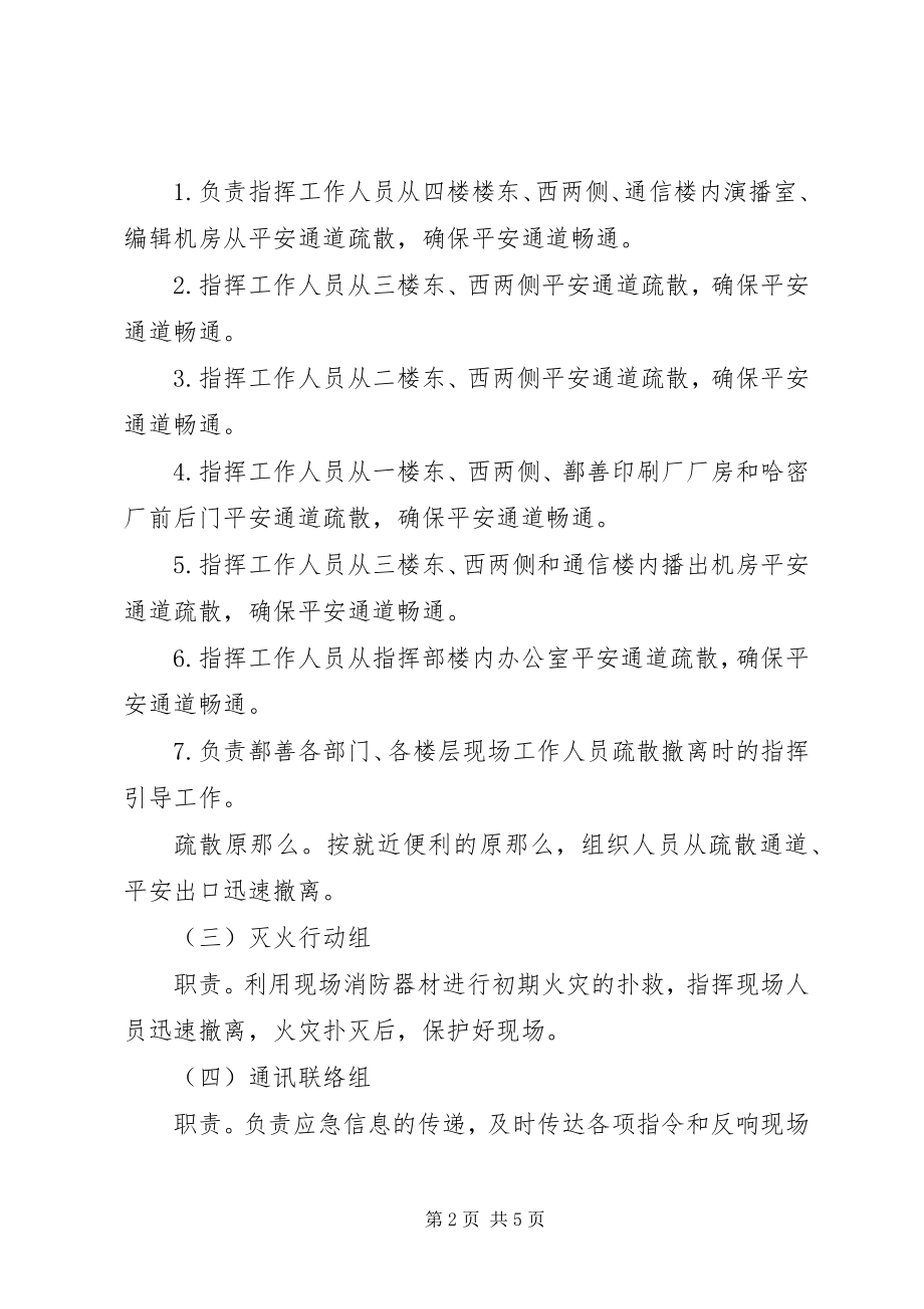 2023年办公楼灭火和应急疏散预案新编.docx_第2页