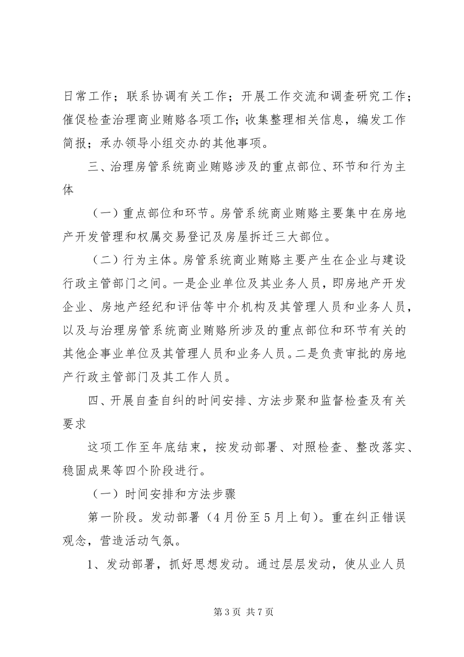 2023年市房管局治理商业贿赂实施方案.docx_第3页