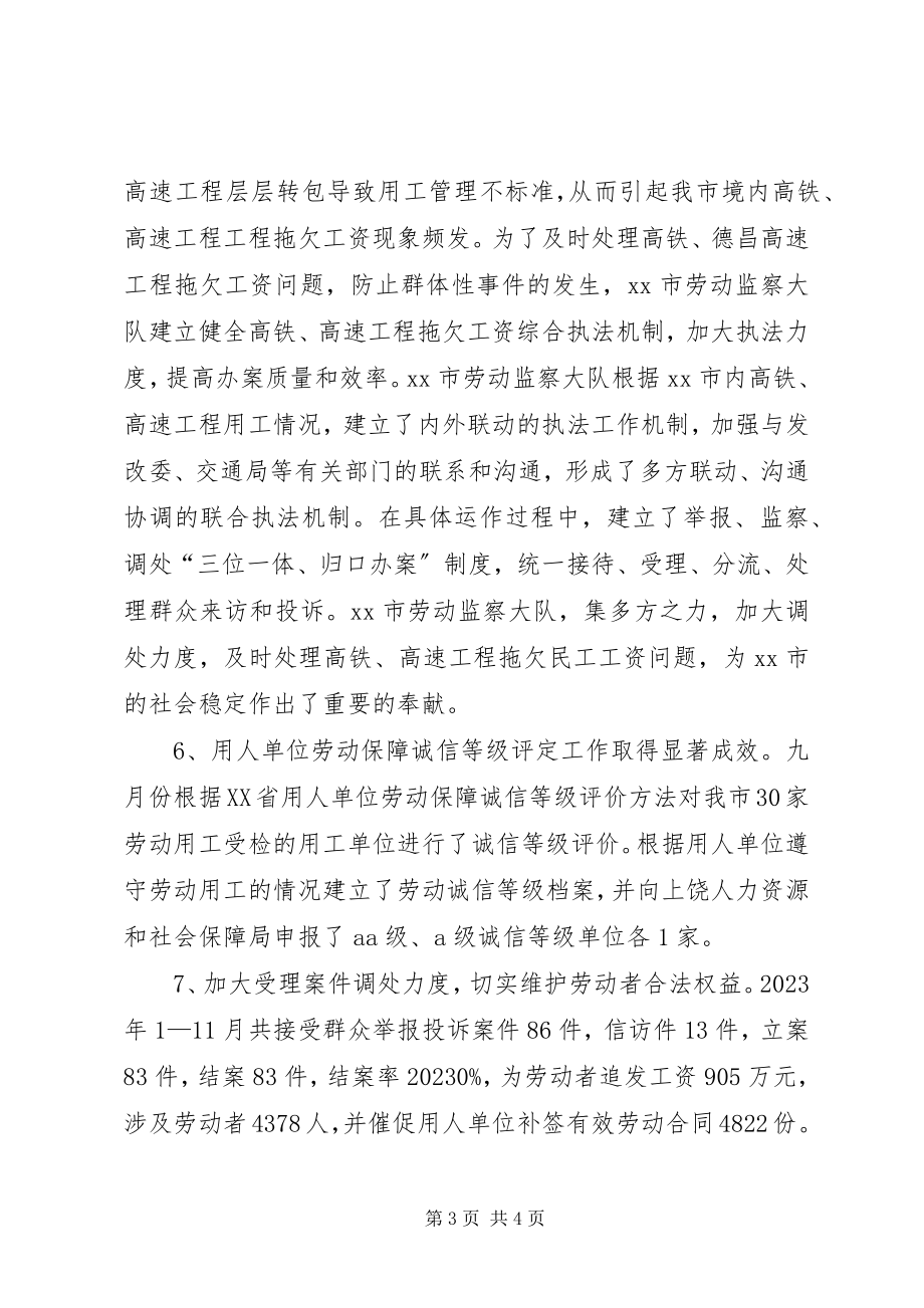 2023年市劳动监察工作总结.docx_第3页