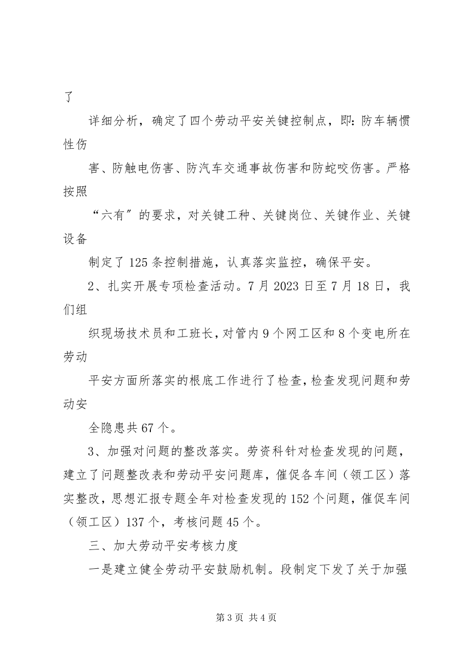 2023年劳动安全工作总结.docx_第3页