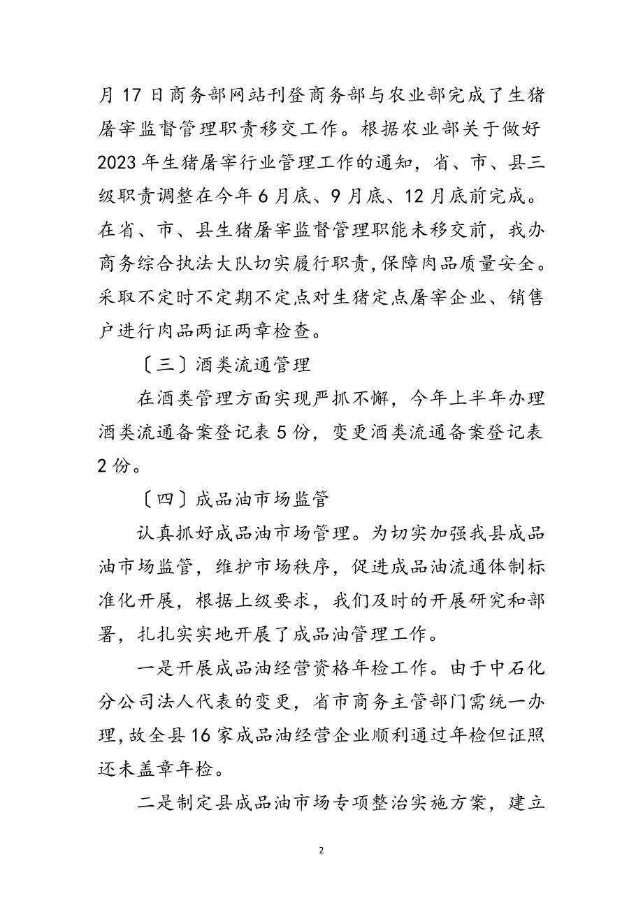 2023年商管办上半年工作总结范文.doc_第2页