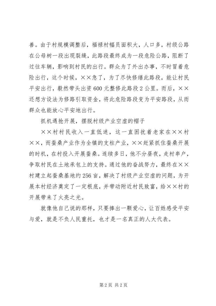 2023年乡镇人大代表先进事迹材料.docx_第2页