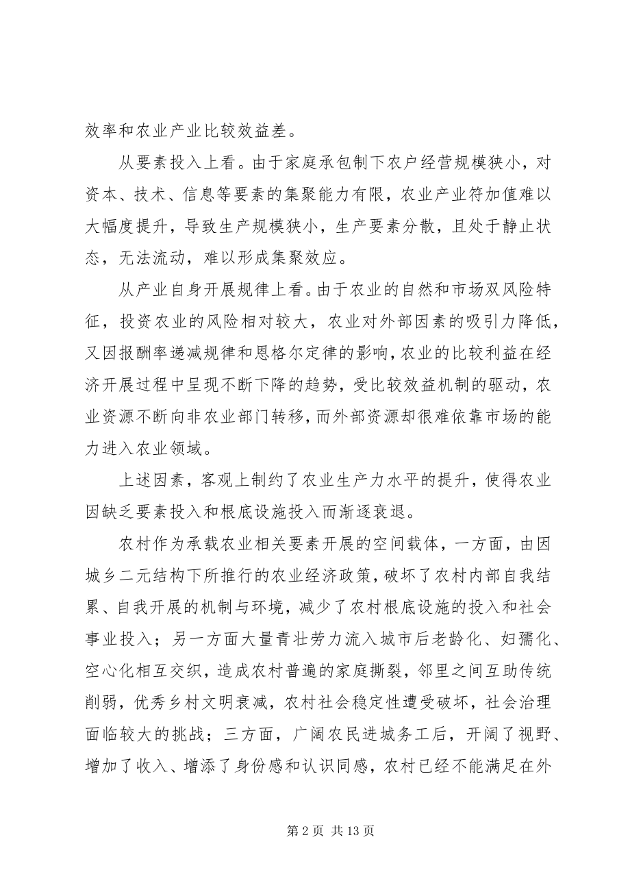 2023年实施乡村振兴战略的思考.docx_第2页