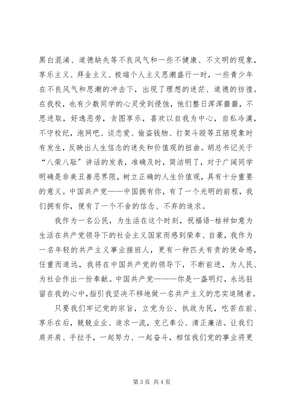 2023年学习十七大精神演讲稿.docx_第3页