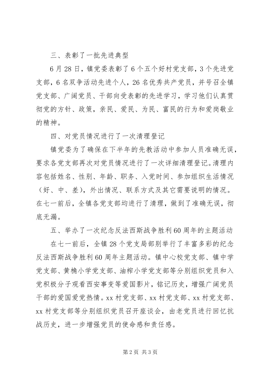 2023年xx组织部关于开展XX活动情况的总结.docx_第2页