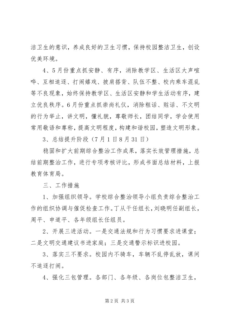 2023年学校城市综合整治工作计划.docx_第2页