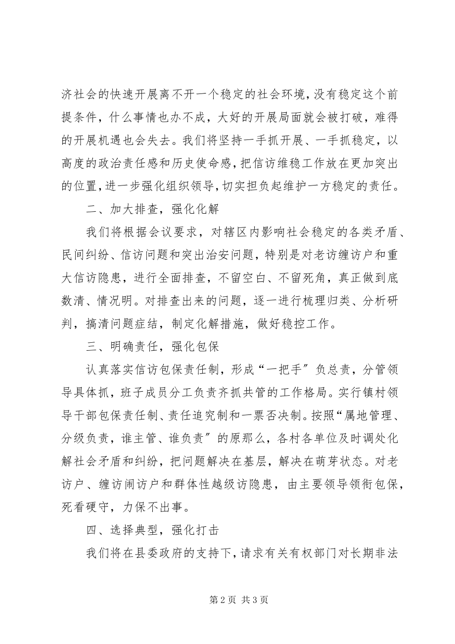 2023年在全县信访维稳工作会议上的发言.docx_第2页