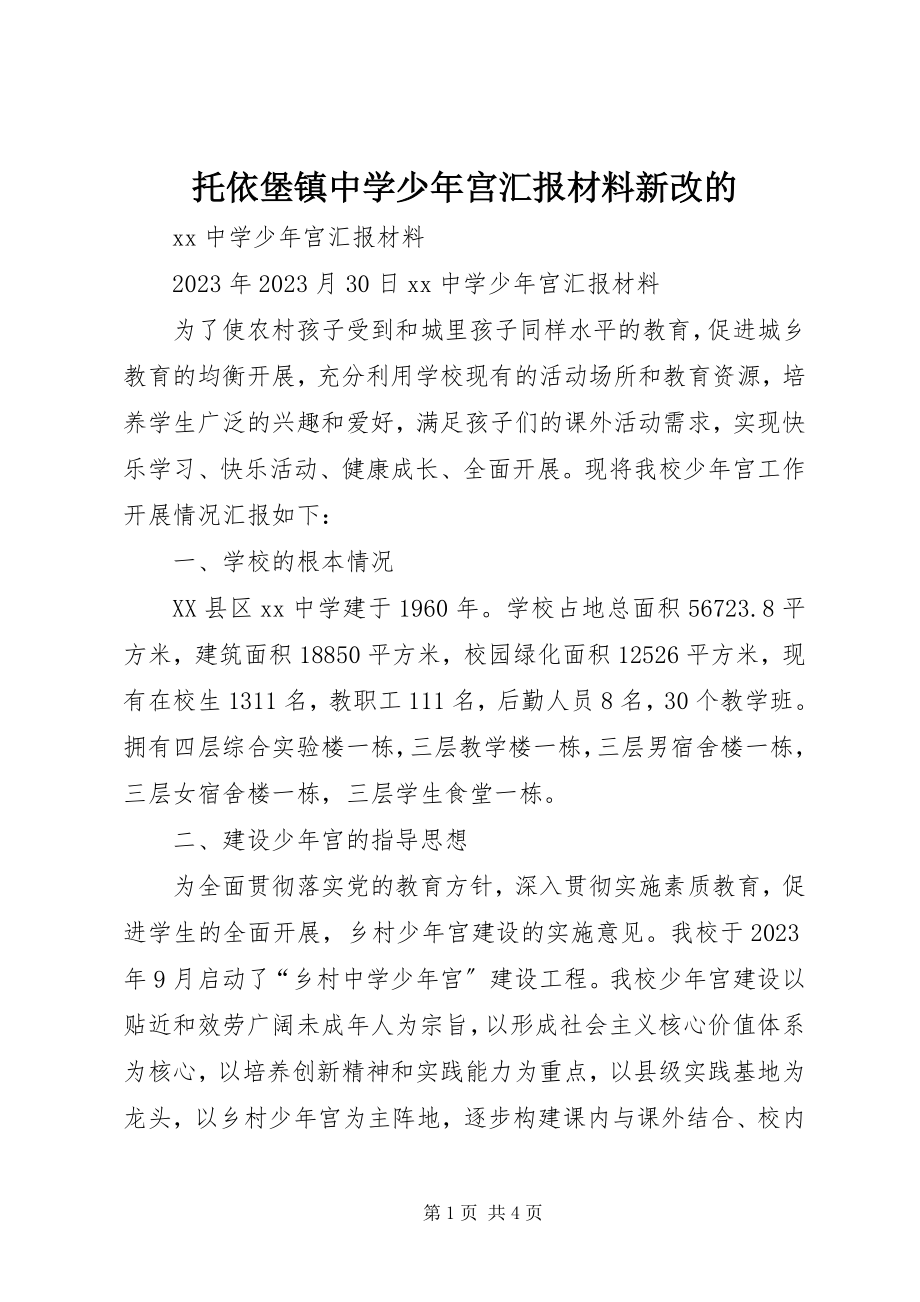 2023年托依堡镇中学少年宫汇报材料新改的.docx_第1页