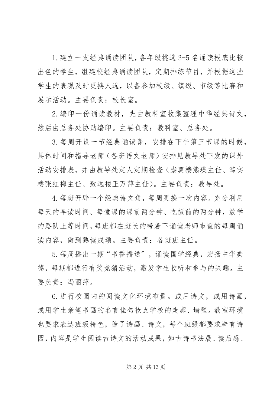 2023年万红小学“中华经典诵读”读书节活动方案.docx_第2页