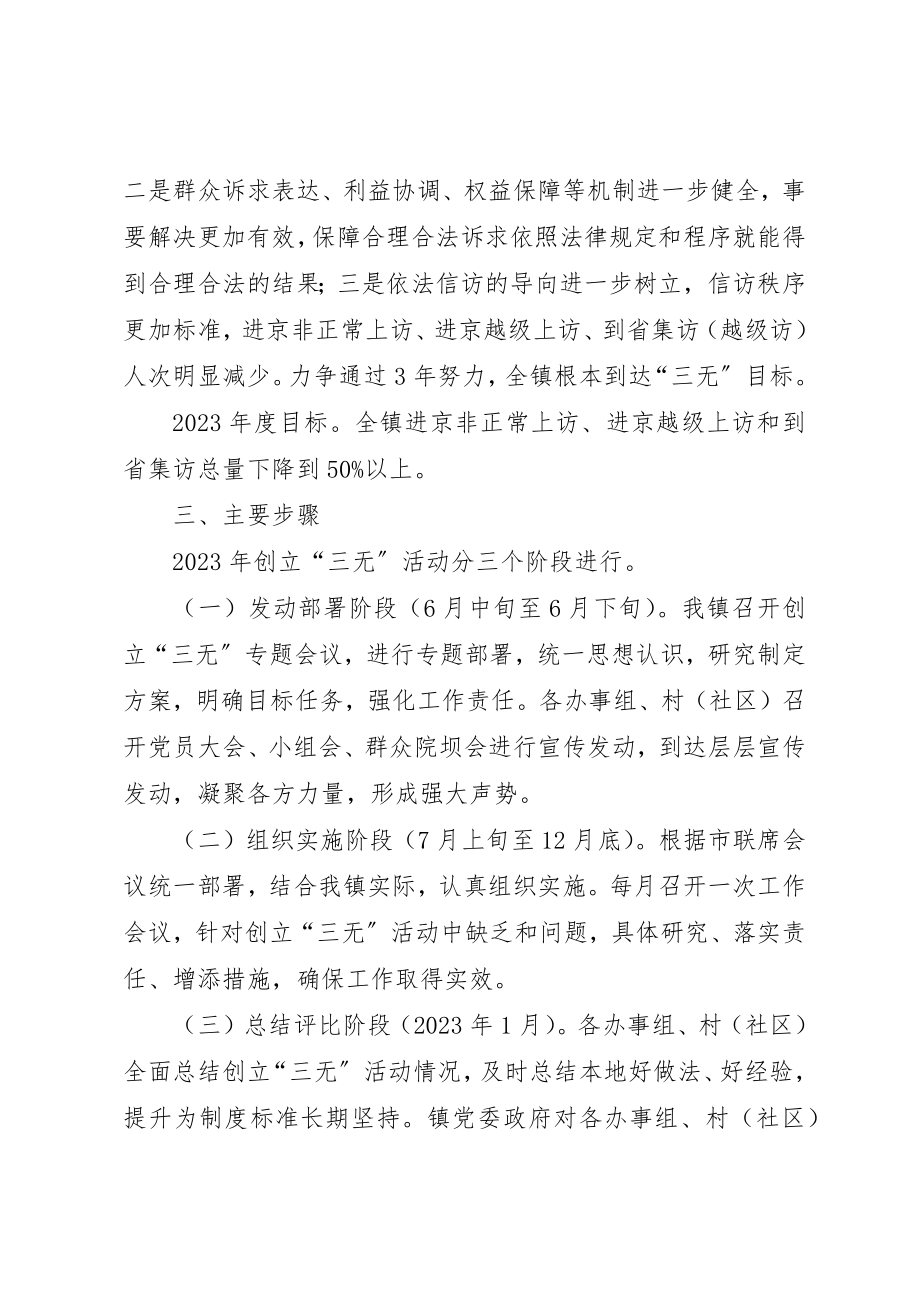 2023年创建三无活动实施方案新编.docx_第2页