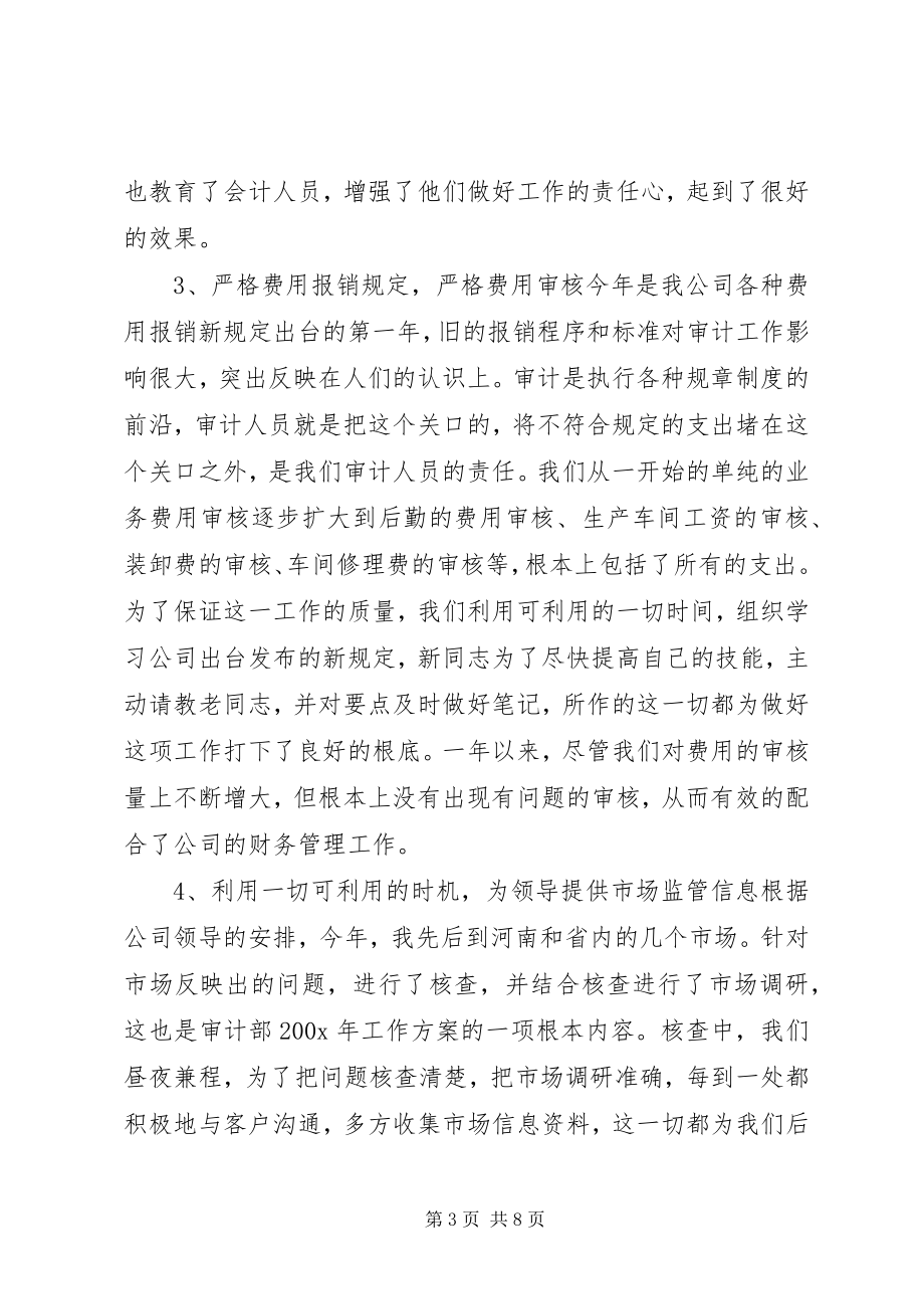 2023年公司审计部门年终总结.docx_第3页