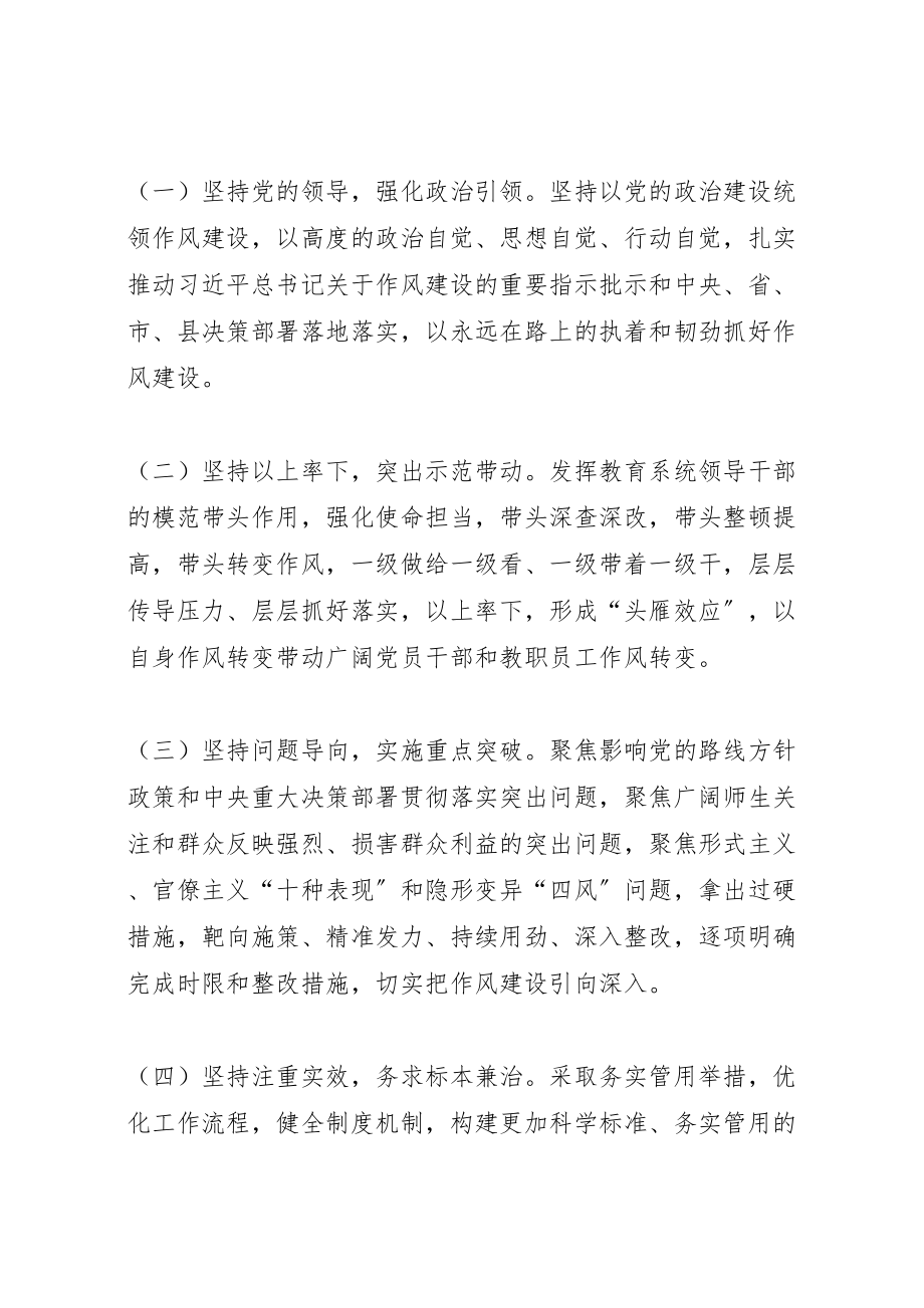 2023年纠正四风和作风纪律整治方案.doc_第2页