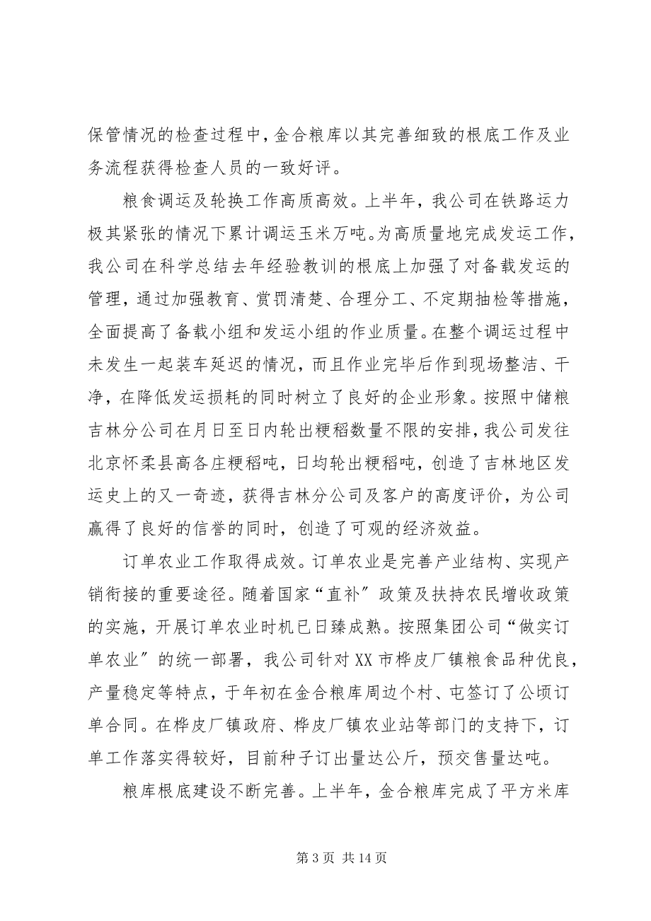 2023年公司半年工作总结及下半年工作安排.docx_第3页