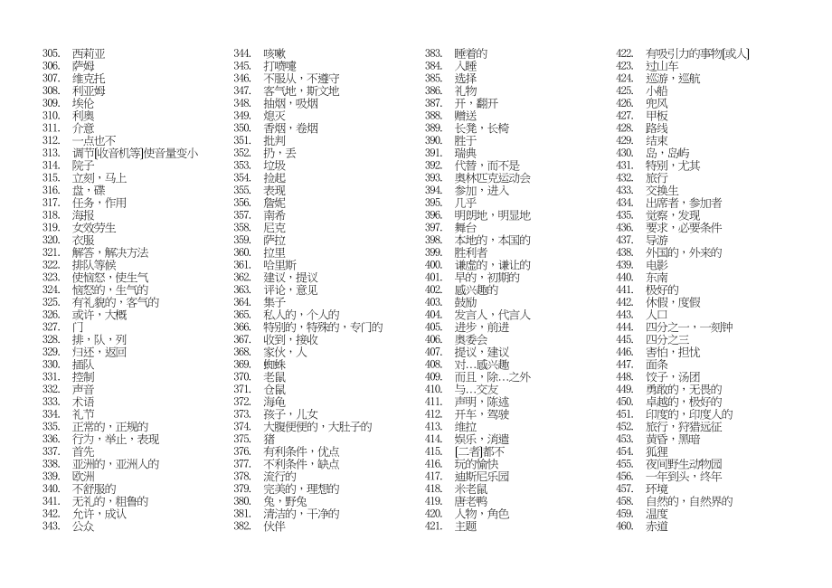 2023年新目标八年级下单词词组练习卷汉译英卷2.docx_第3页