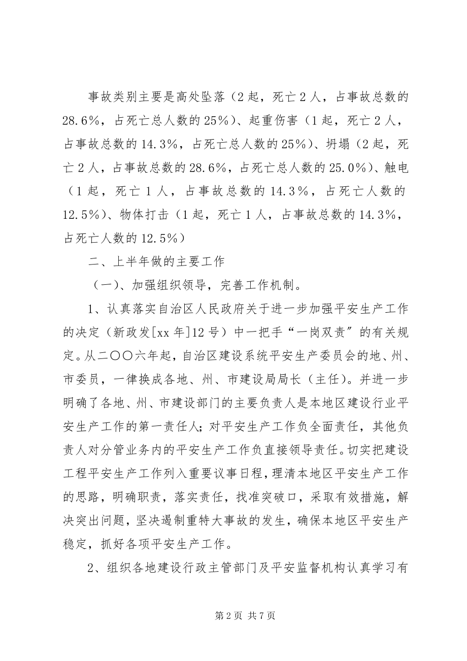 2023年上半年安全生产工作总结及下半年工作打算总结.docx_第2页