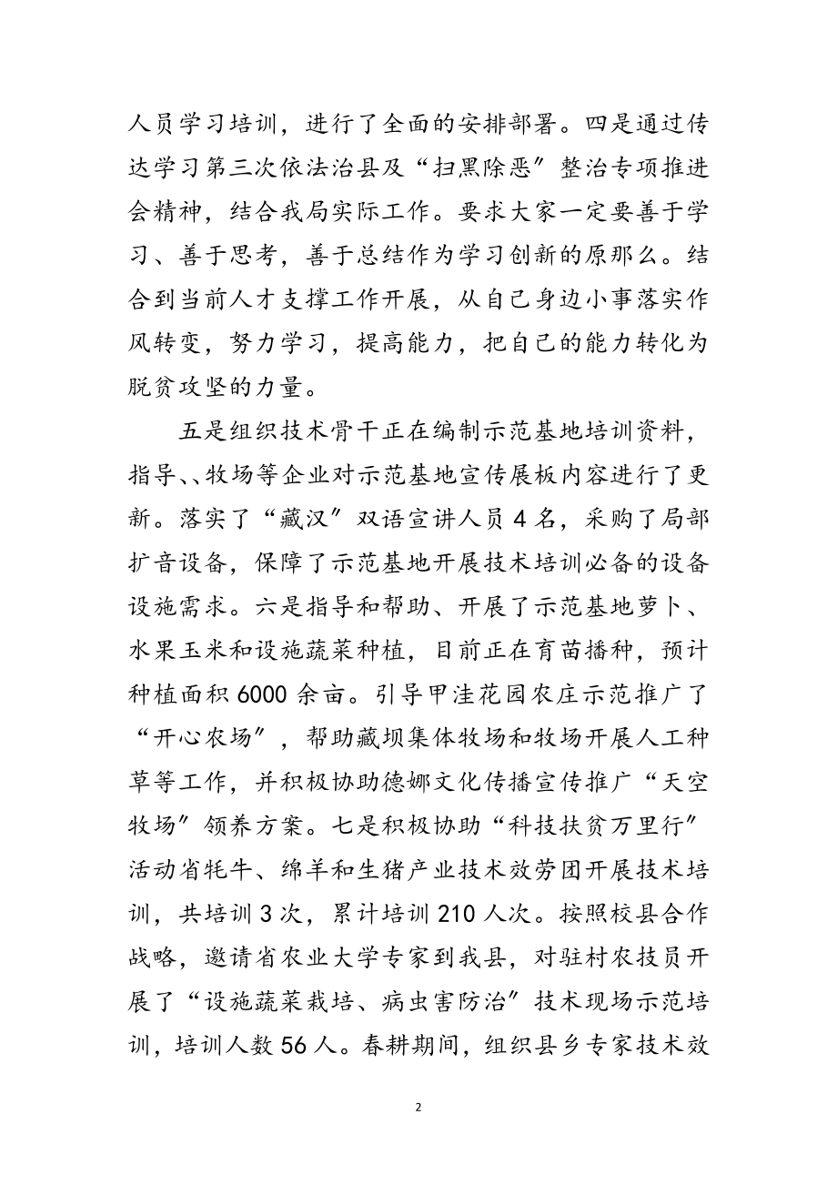 2023年年人才支撑战略半年工作总结范文.doc_第2页