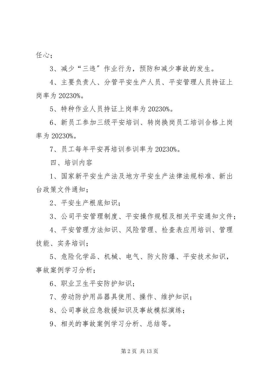 2023年度安全培训教育计划.docx_第2页