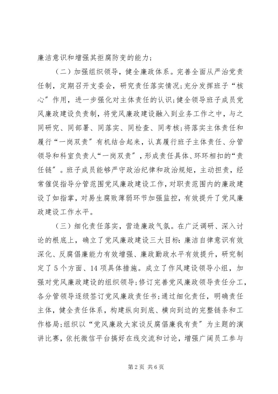 2023年党风廉政建设情况工作汇报.docx_第2页