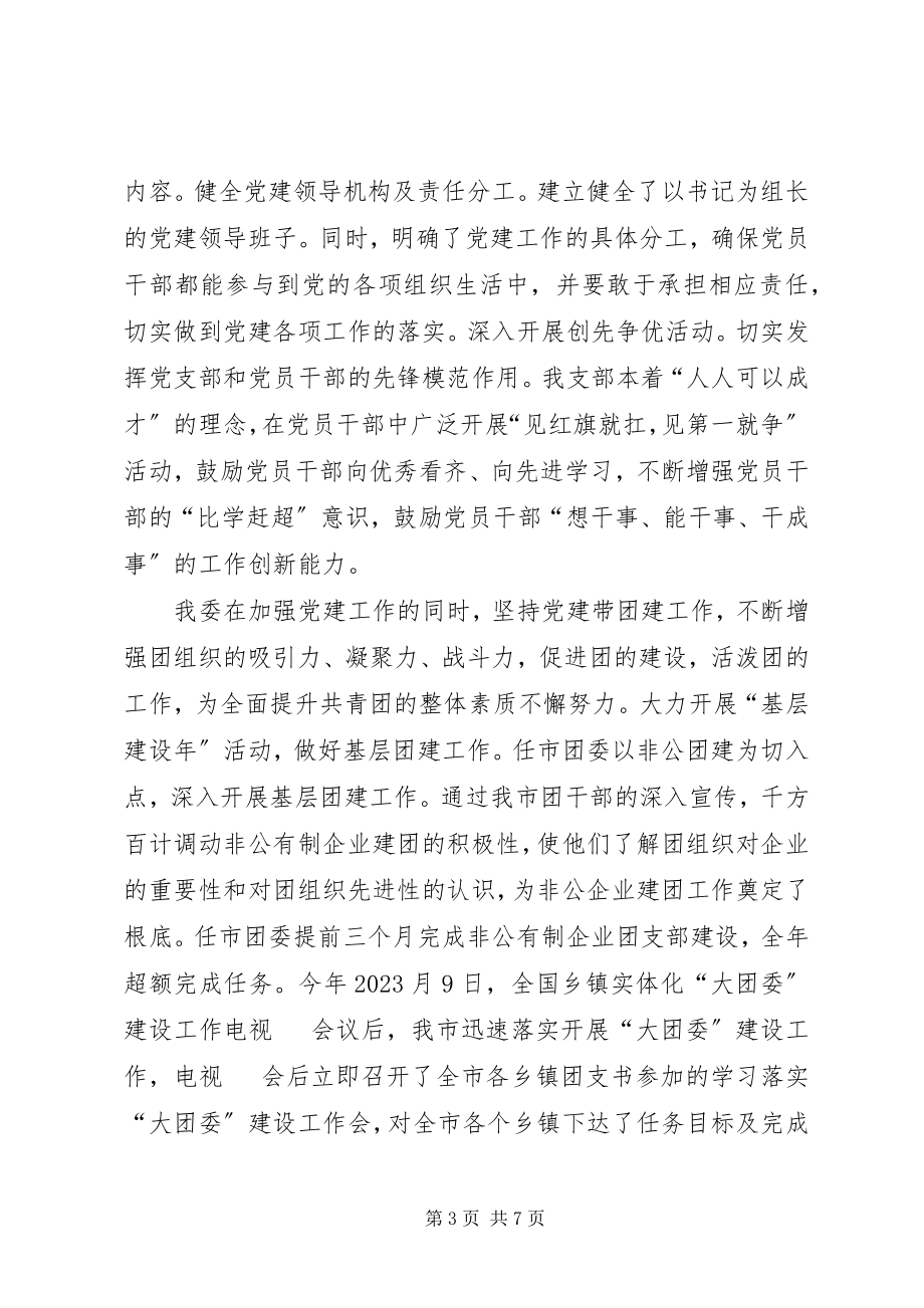 2023年团委书记个人述职述廉新编.docx_第3页