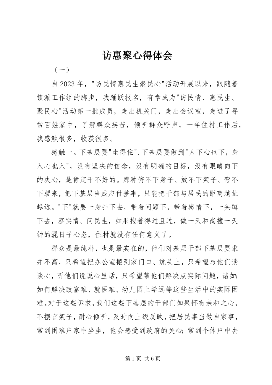 2023年访惠聚心得体会.docx_第1页