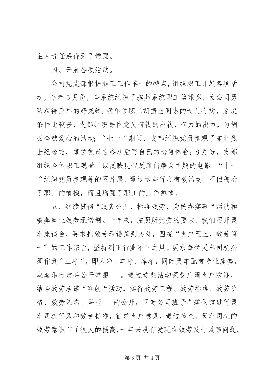 2023年公司党支部年度工作总结年终总结.docx_第3页