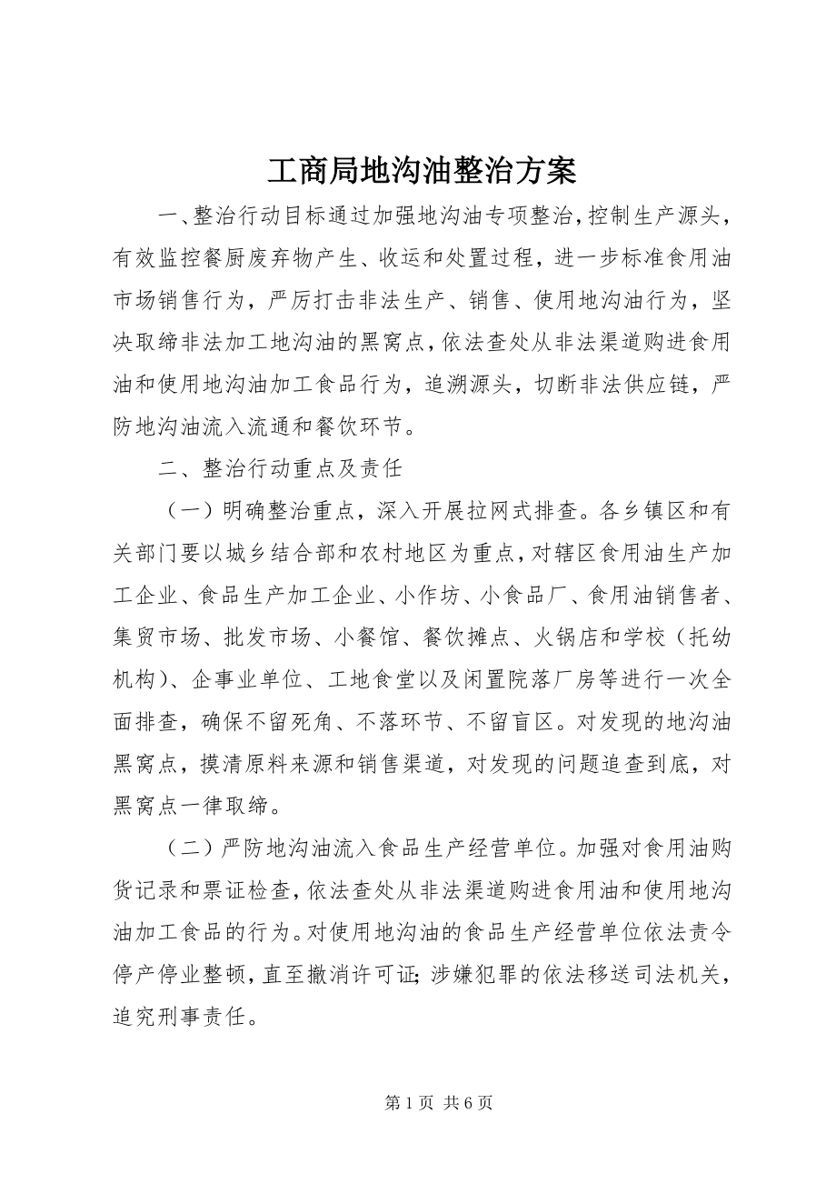 2023年工商局地沟油整治方案.docx_第1页