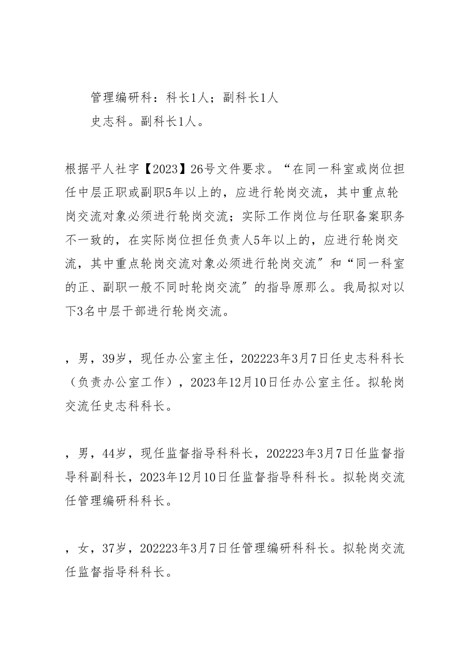 2023年档案局轮岗交流实施方案.doc_第2页