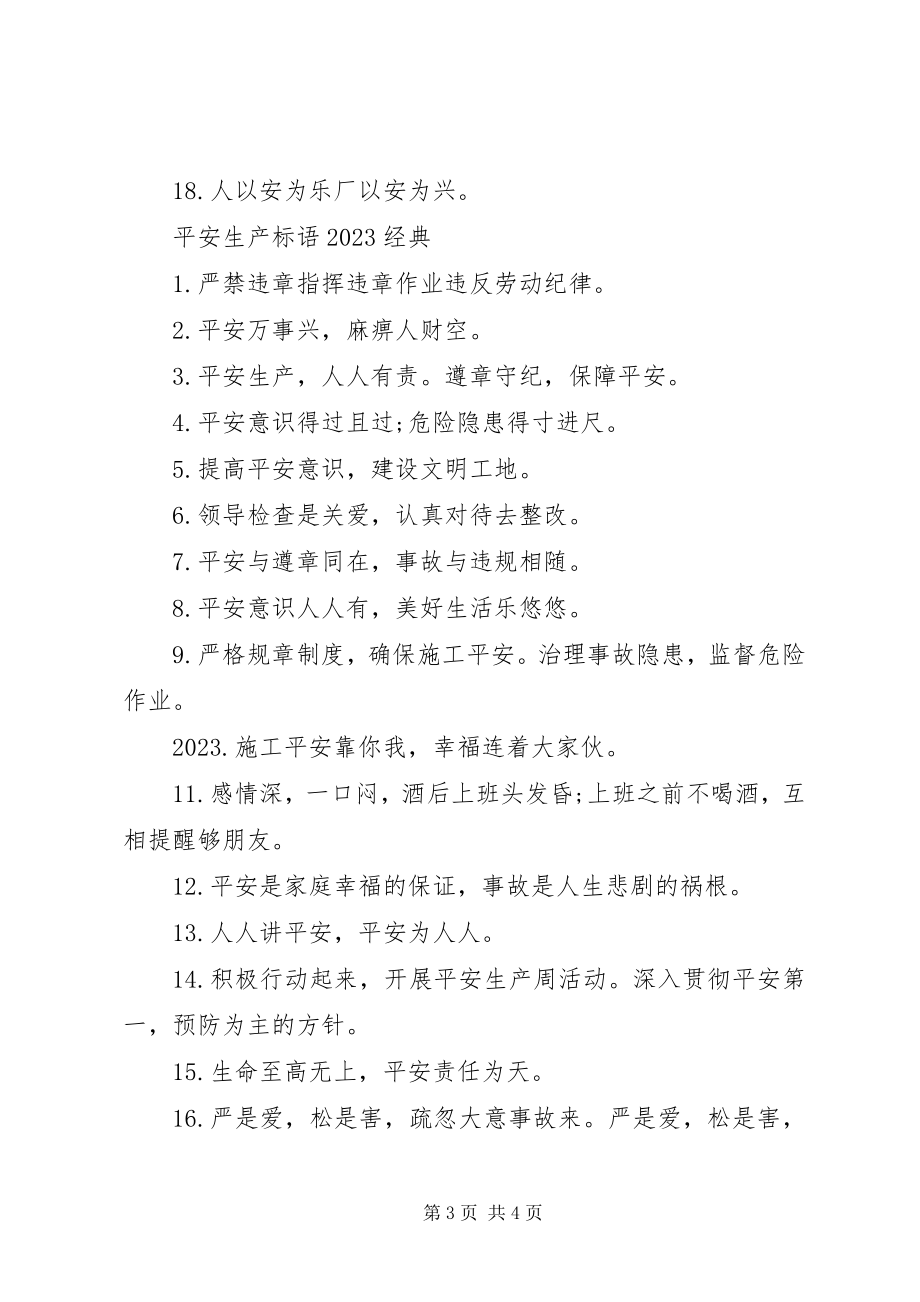 2023年安全生产标语新编.docx_第3页