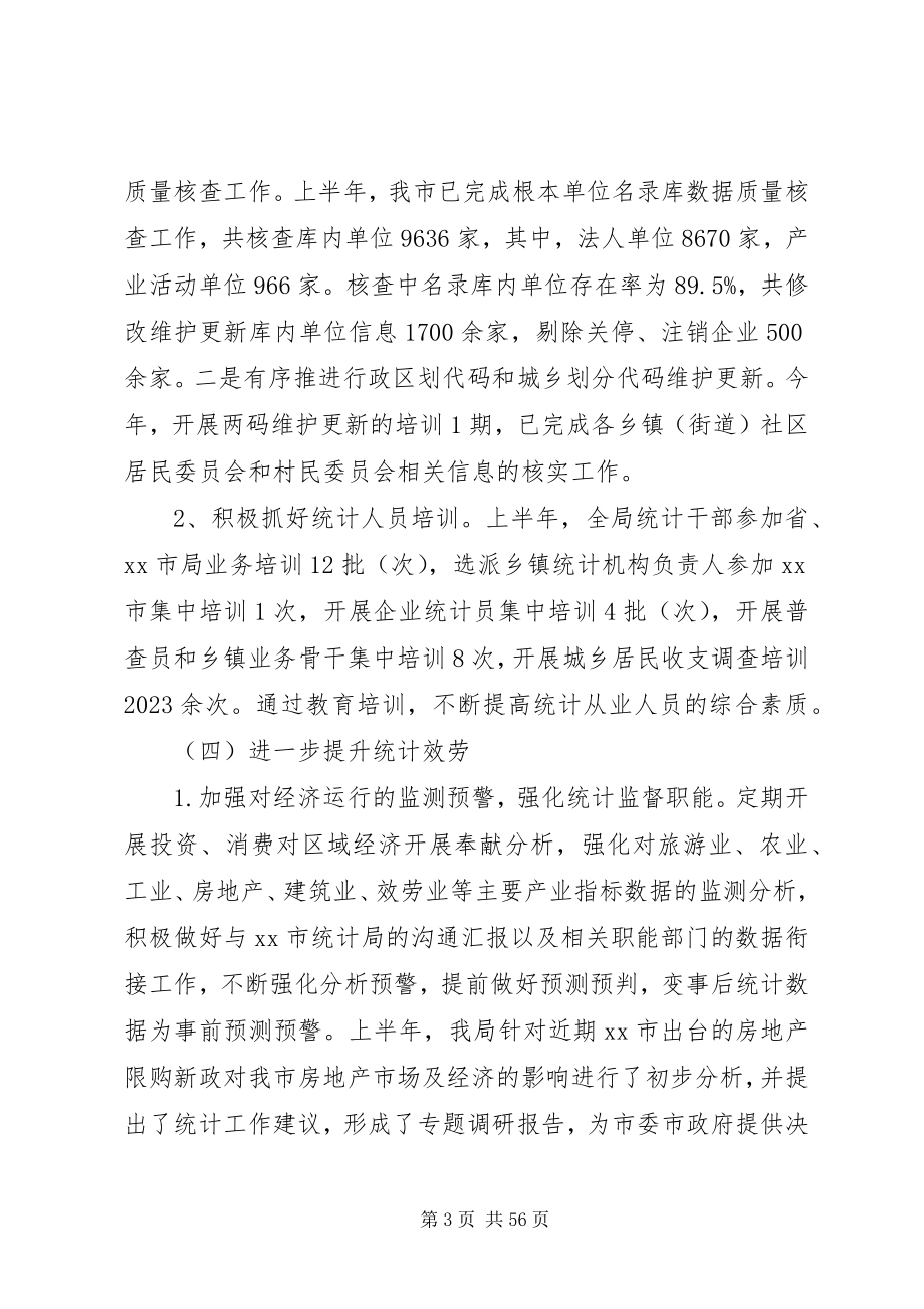 2023年统计局上半年工作总结10篇.docx_第3页