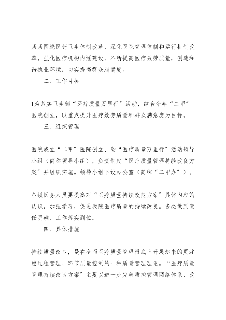 2023年县区医院医疗质量持续改进方案.doc_第2页