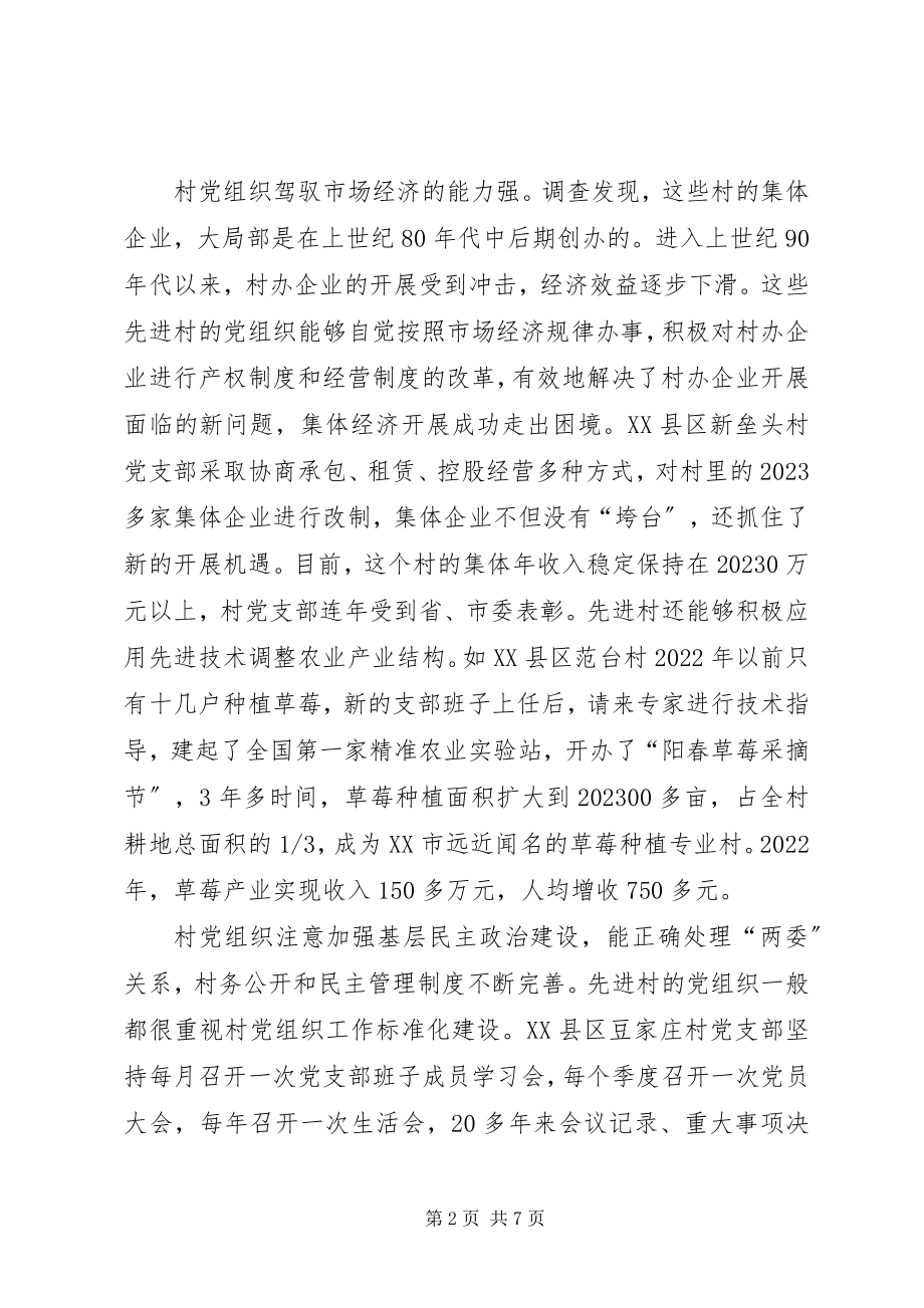 2023年对先进村党组织长期保持先进的调查.docx_第2页