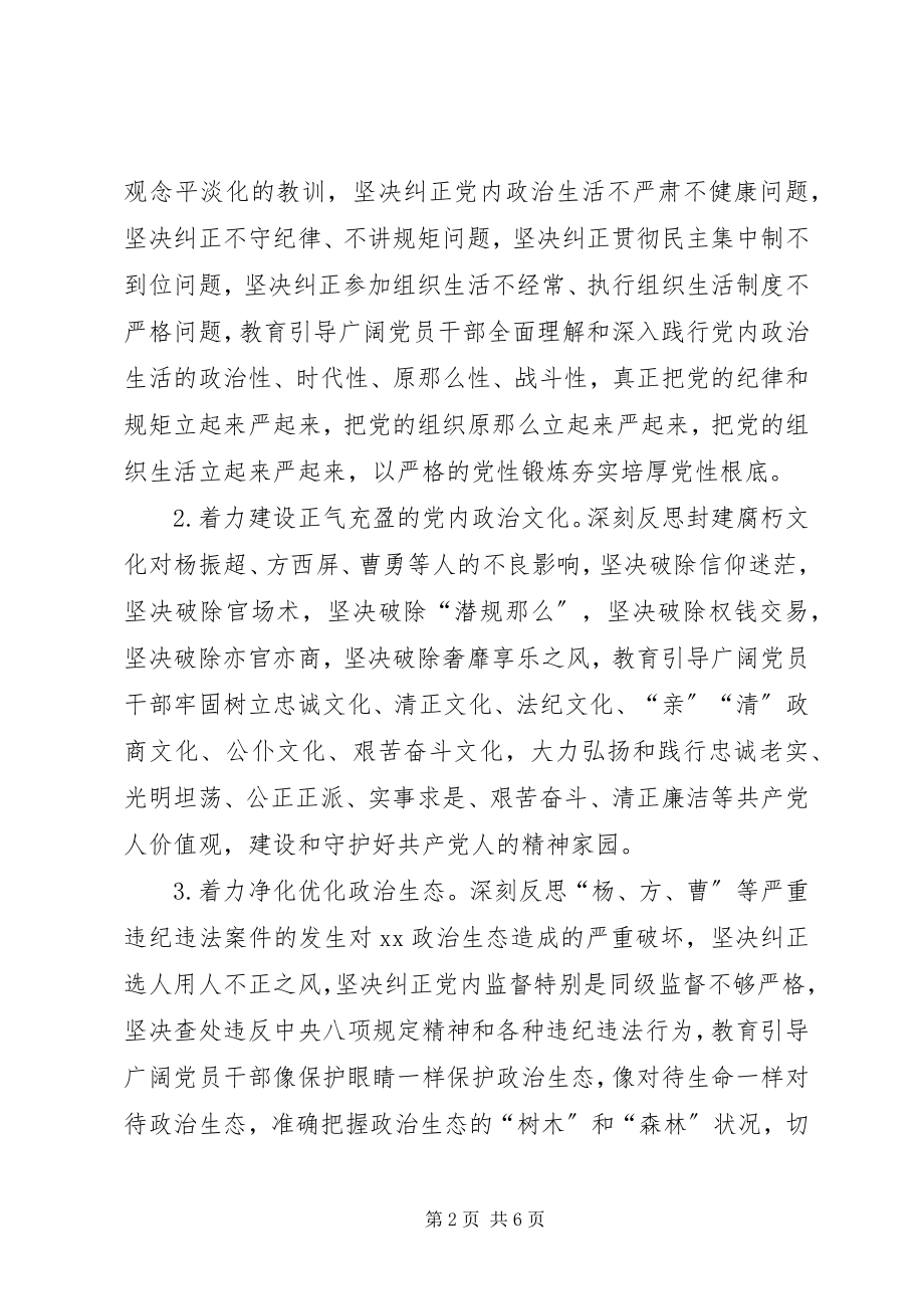 2023年人社局“讲政治重规矩作表率”专题警示教育方案.docx_第2页