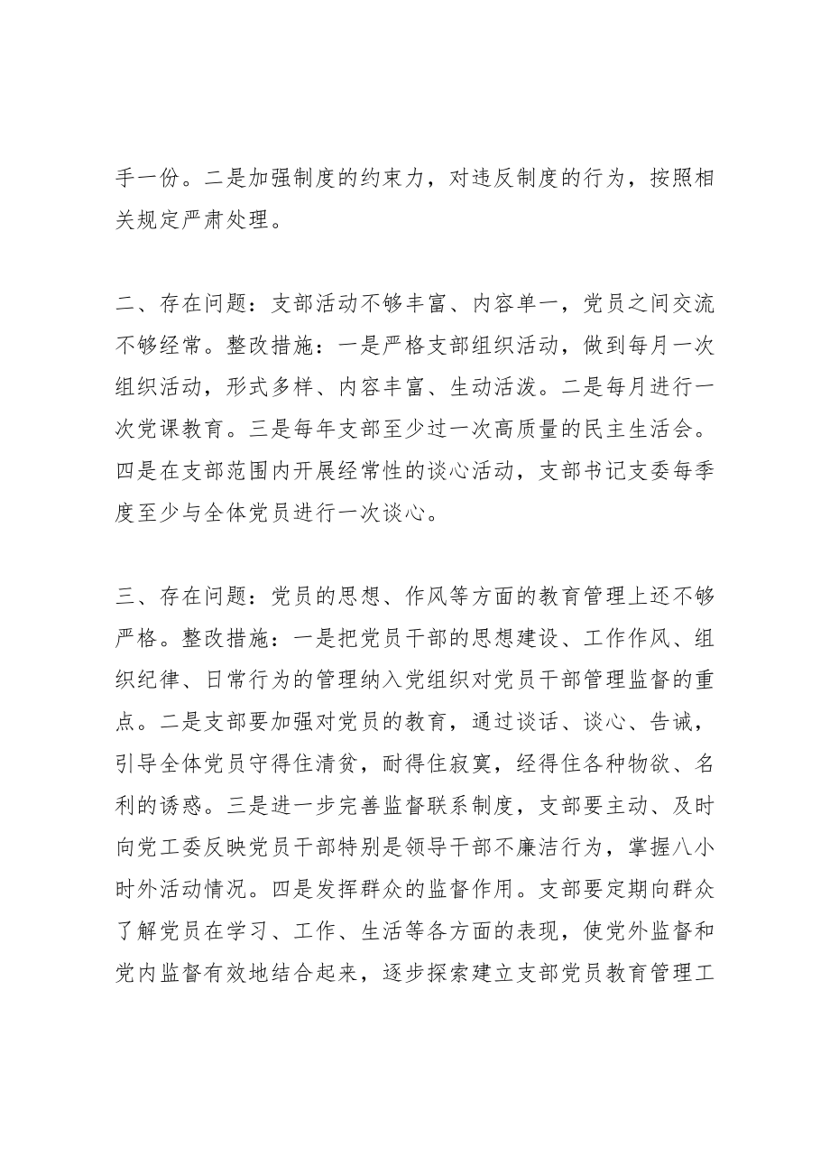 2023年党支部书记抓党建工作整改方案.doc_第2页