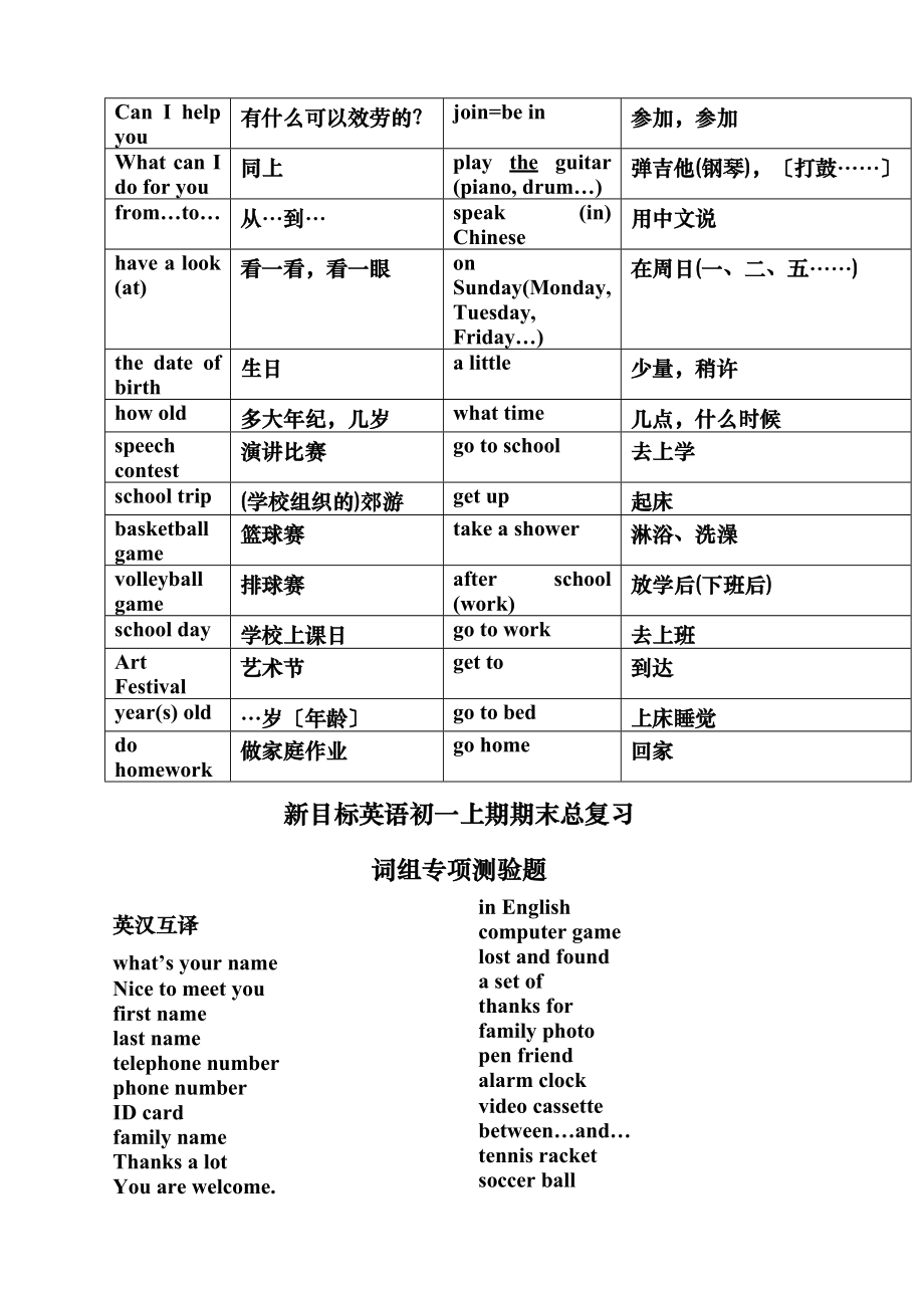 2023年新目标英语七年级上学期词组总复习2.docx_第2页