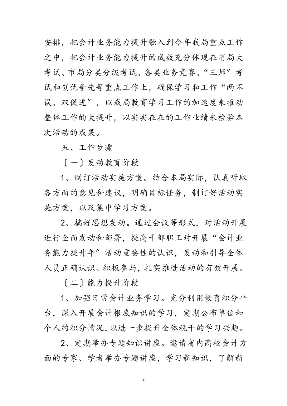 2023年会计业务能力提升年活动方案范文.doc_第3页