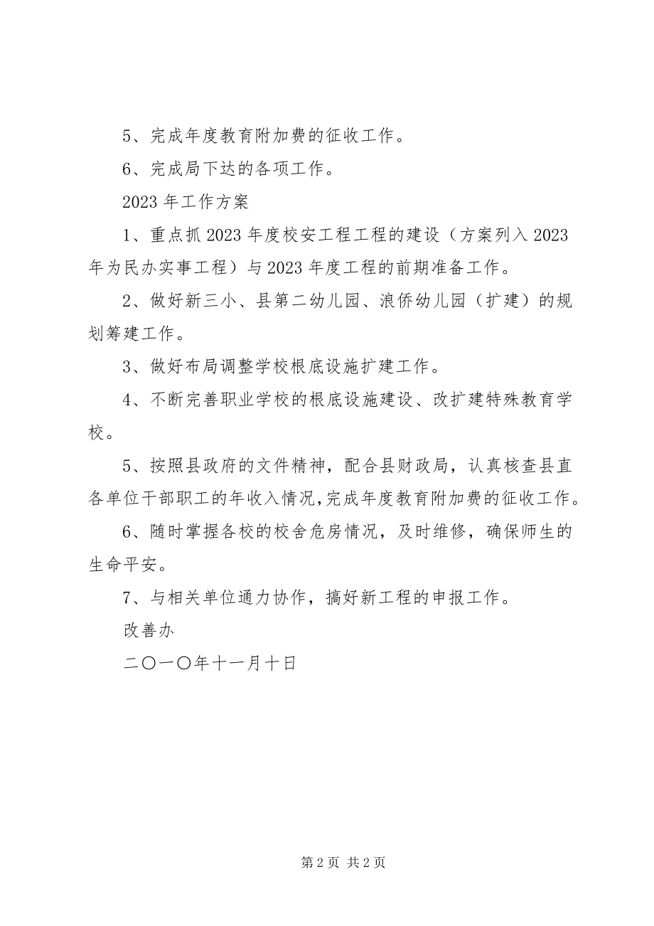 2023年改善办工作总结与年度工作计划.docx_第2页