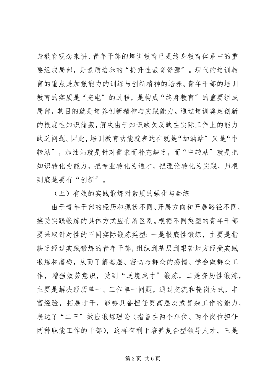 2023年青年干部培养会学习心得.docx_第3页