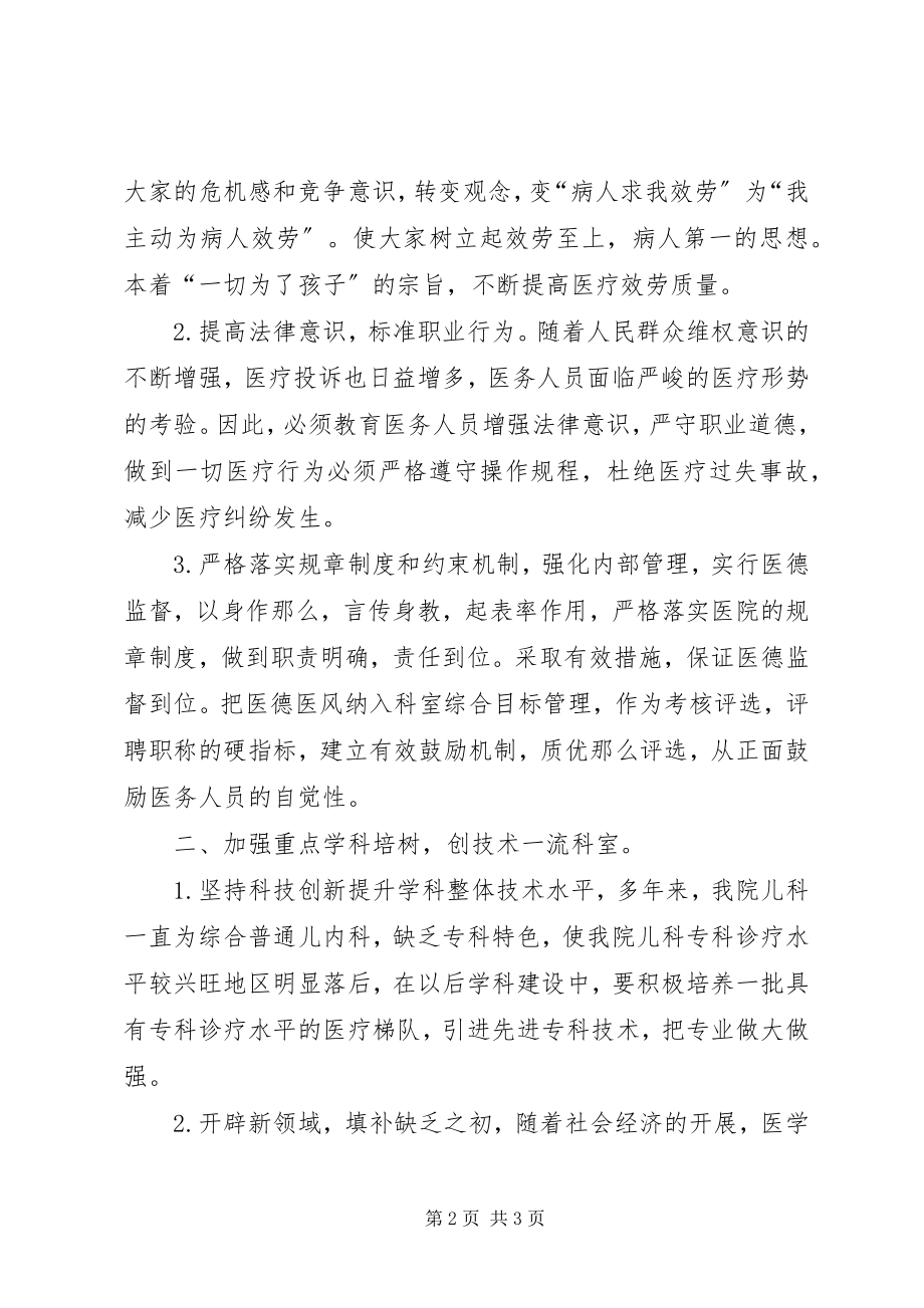 2023年演讲稿“创新医疗服务改善就医体验”.docx_第2页