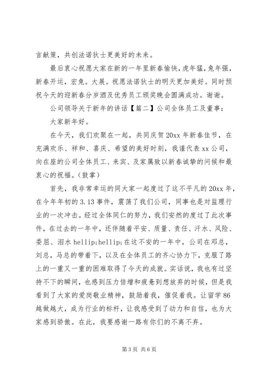 2023年公司领导新年的致辞.docx_第3页