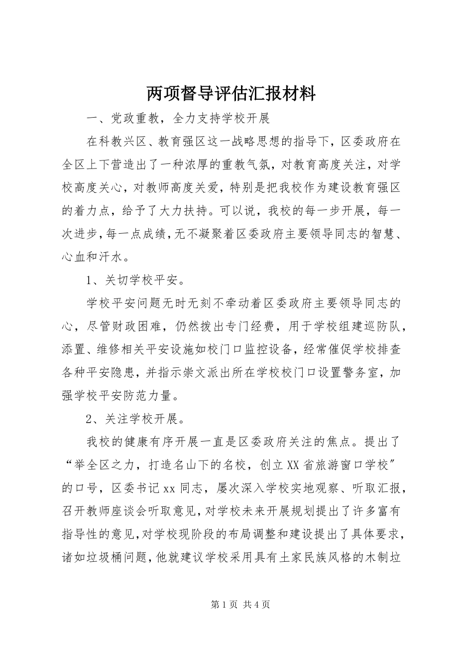 2023年两项督导评估汇报材料.docx_第1页