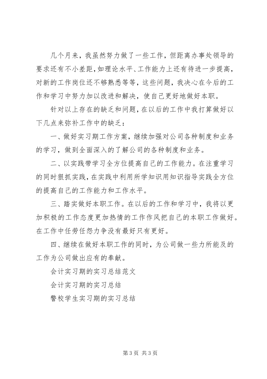 2023年实习期的工作总结.docx_第3页